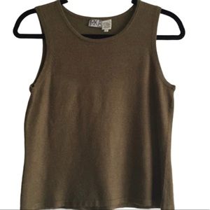 IRKA by SSG Silk Cashmere Tank Top